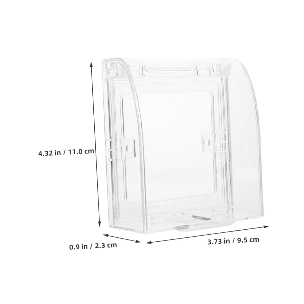 UPKOCH 15piezas Cubierta De Enchufe Para Bebés Protección Eléctrica De Seguridad Para Interruptores Diseño Transparente Instalación Infantiles