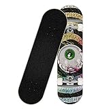 ☺ [Truco perfecto]: el diseño cóncavo de doble pedal totalmente simétrico proporciona un buen control, que es muy adecuado para patinadores como levantar la nariz, mover la cabeza, pedales, pedales dobles, etc. Adecuado para principiantes a patinador profesional