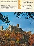  DDR. DuMont-Kunst-Reiseführer - Brandenburg-Mecklenburg-Sachsen-Anhalt-Sachsen-Thüringen. 5. Auflage.