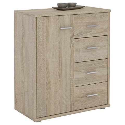 CARO-Möbel Kommode TIRANO Highboard Anrichte Cover