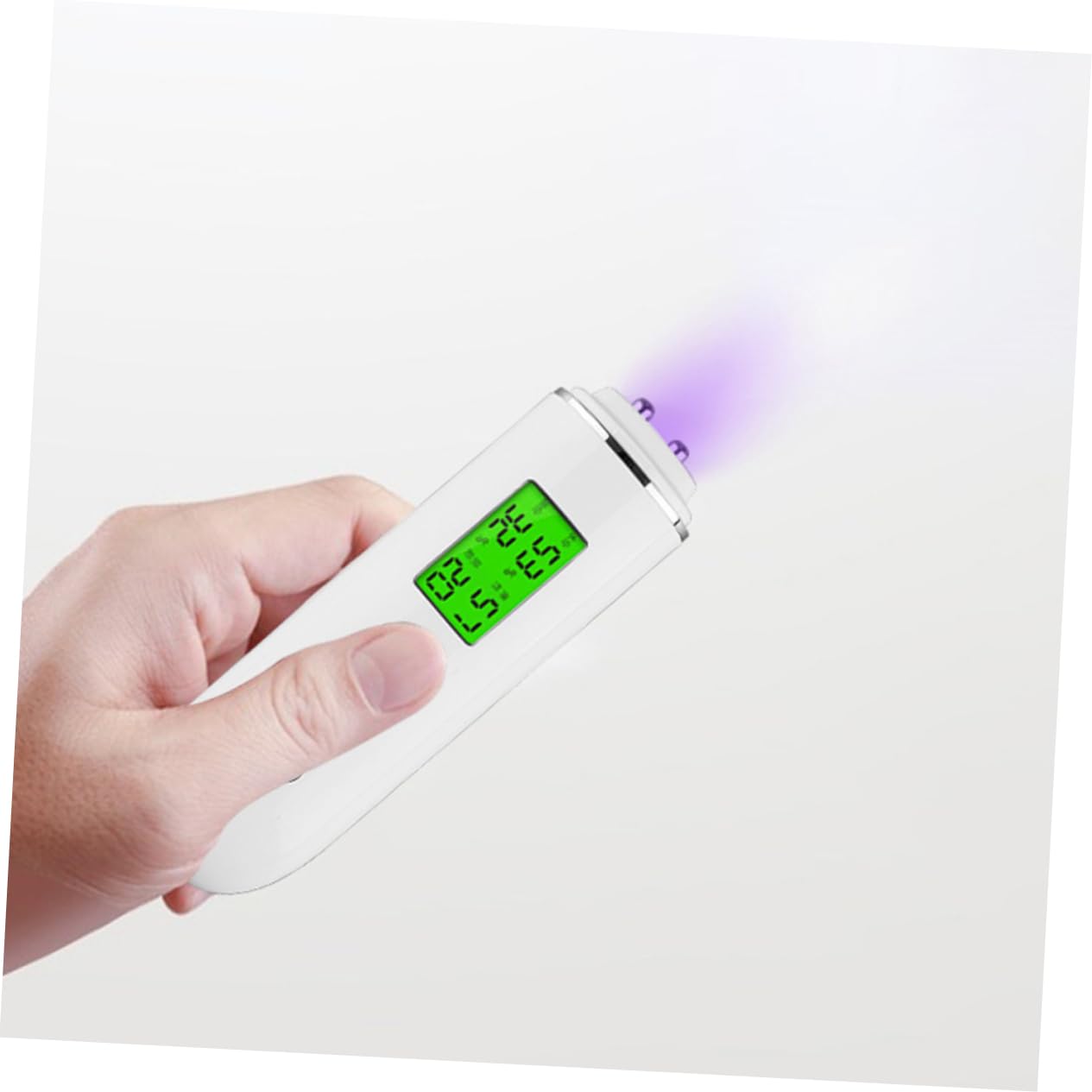 FOMIYES Skin Hydration Meter LCD Display Portable Skin Tester Analyzer for Moisture Detection for Home Use and Beauty Salons
