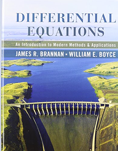 Differential Equations: An Introduction to Modern Methods and Applications 1st Edition with Student Solutions Manual Set