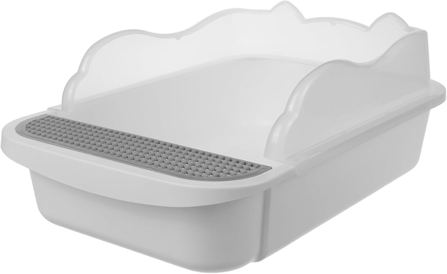 1set Cat Litter Box Splash Guard Kitten Litter Pan Open Type Cat Toilet Pet Supply for Household