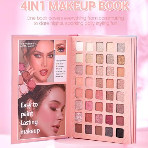 Paleta de sombras de ojos textura perla y mate multiusos para rostro completo 5