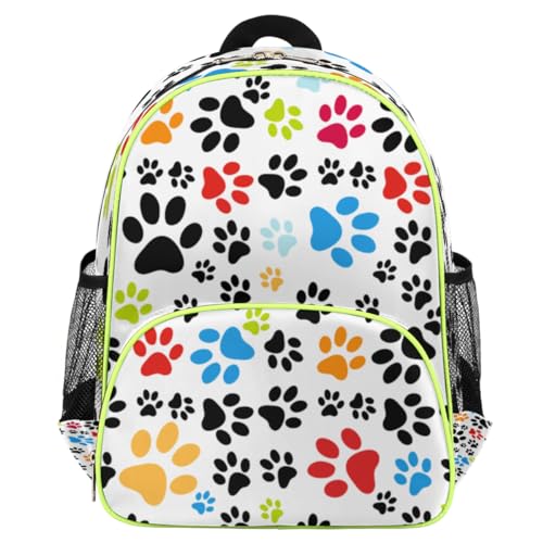Sac à dos enfant empreintes colorées pour grandir avec le sourire