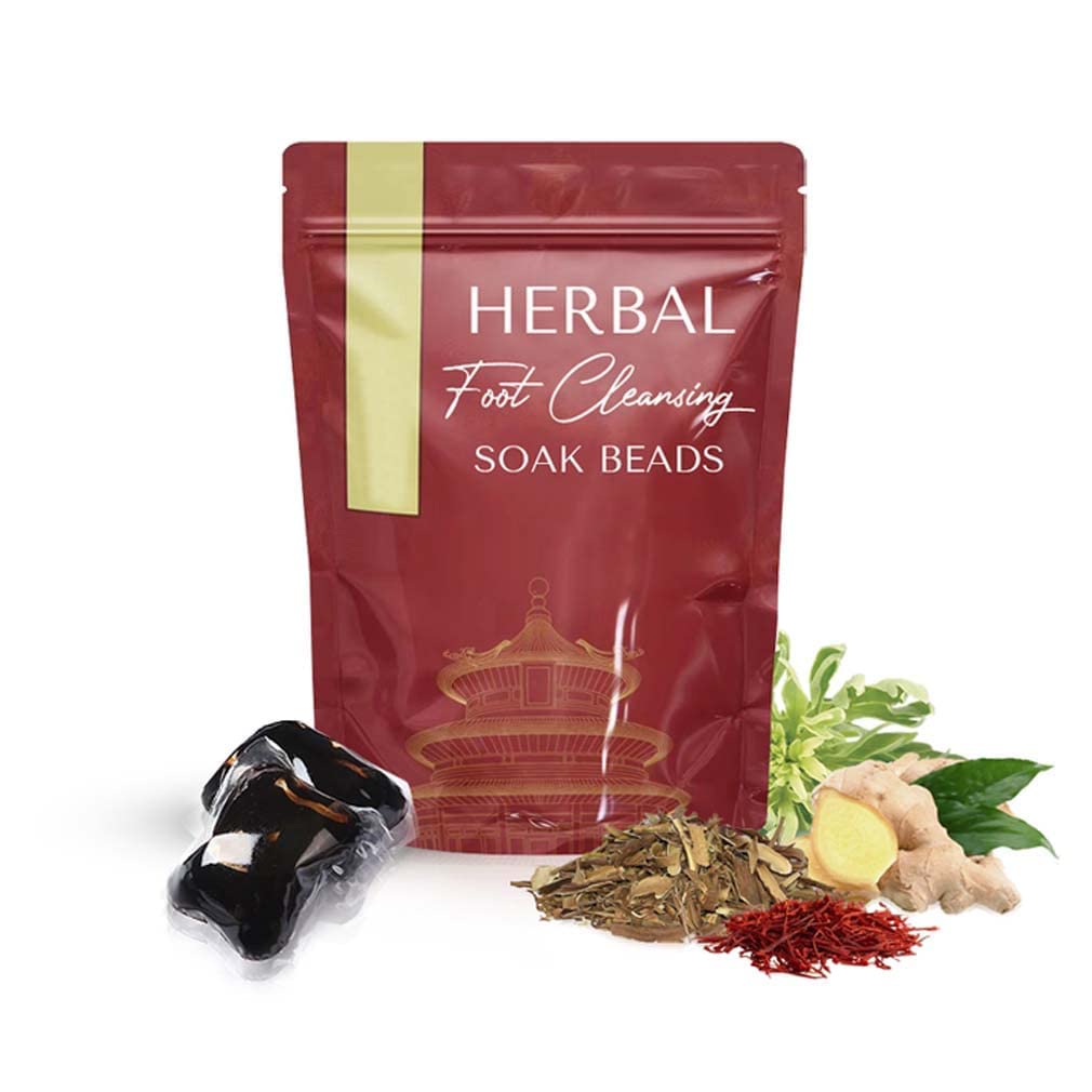 Buy al Foot Cleansing Soak Beads,Lymphatic Drainage Ginger Foot Soak