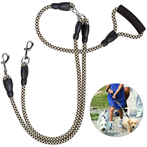 SCM Dog Lead Splitter - No-Tangle Double Dog Leash for Walking and Traning 2 Dogs