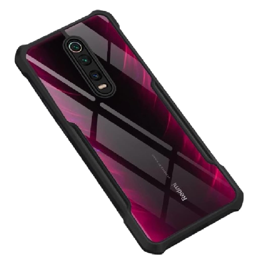 Dashmesh Shopping Shockproof Crystal Clear Back Cover Case for MI K20/K20 PRO | 360 Degree Protection | Protective Design | Transparent Back Cover Case (Black Bumper) (B0BS3VNFN1) Amazon Price History, Amazon Price Tracker