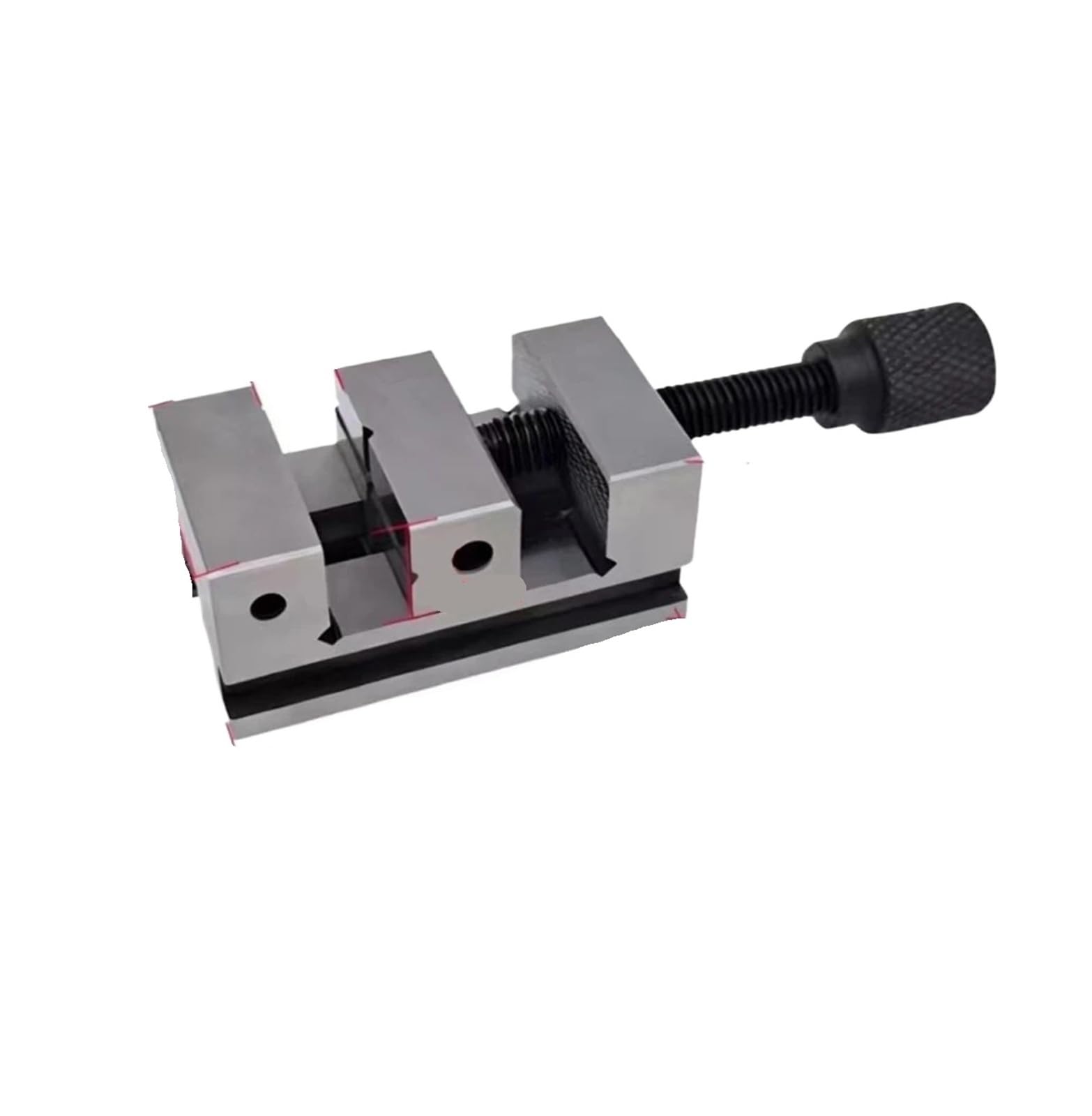 Machine Vise, 1/1.3/1.5 Inch Mini Precision Parallel Jaw Vise V-Type Cross Bench for CNC Milling Engraving Machine,for use by Fitters