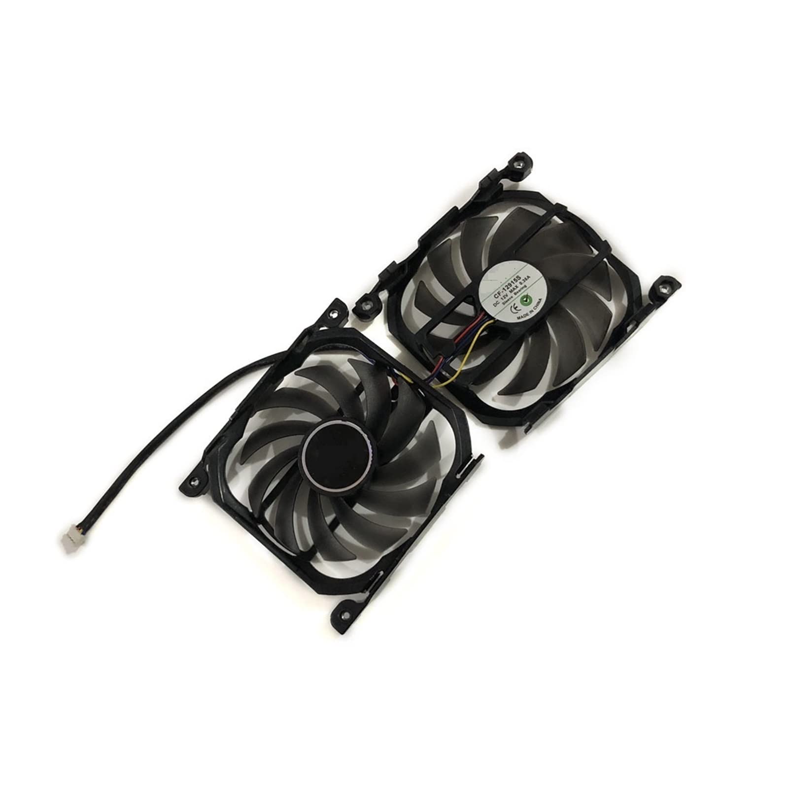 2pcs / set GPU Enfriador CF-12915S Tarjeta gráfica de ventilador compatible con Elsa Georce GTX 1080 TI GTX 1070 TI GTX1080 GTX1070 GTX770 GTX980 Enfriamiento perfection