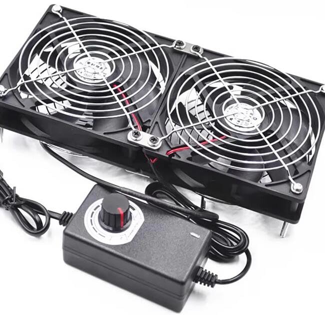 Soldering Smoke Absorber Fume Extractor Fan Soldering Station Smoke Dust Filter Dual Motor Radiator and Ball Bearing 0-2000RPM