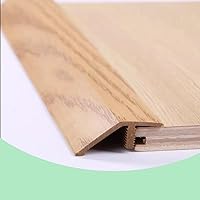 Vista 11 de HCZION Tira de transición de umbral de PVC de 36 pulgadas, tira de transición de piso de madera, borde de puerta, reductor de puertas de dormitorio