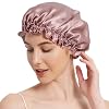 Satin Hair Cover for Sleeping, Multi Color, Soft and Comfortable for Women, Elastic Ruffle Edge