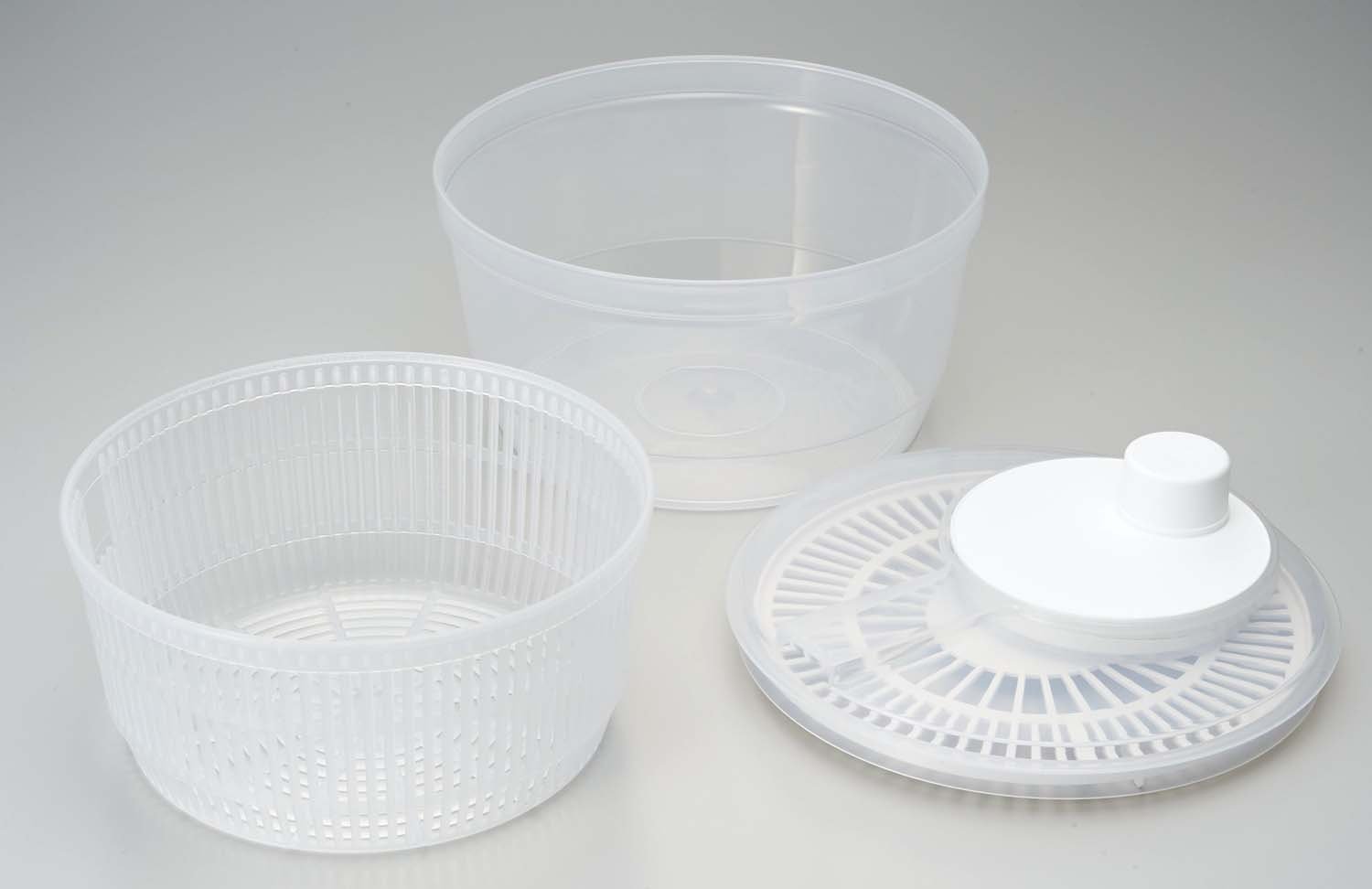 Amazon｜パール金属 野菜 水切り器 サラダ スピナー 日本製 ホワイト