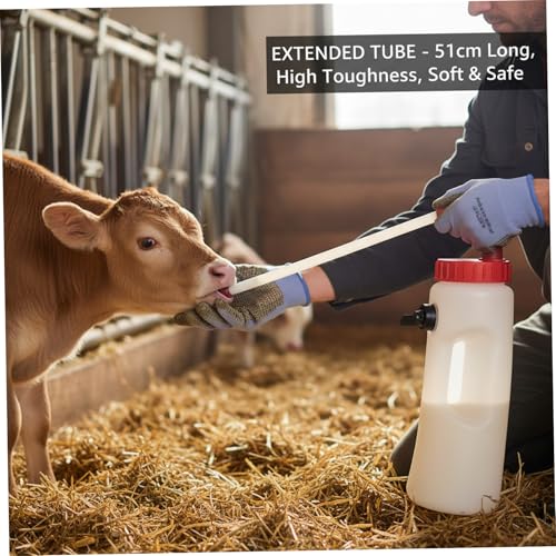 Mangeoire pour veaux réglable anti-gaspillage de 2,5 L