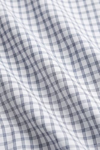 Image of Peter England Men's Slim Fit Full Sleeve Checkered Casual Shirt | 100% Cotton | Premium Twill Weave