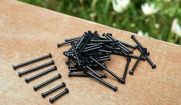 200 piezas de pasadores de conexión rápida de 15 mm para pesca miniatura 7