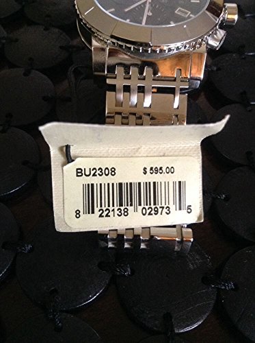 BURBERRY BU2308 - Orologio da uomo, cinturino in