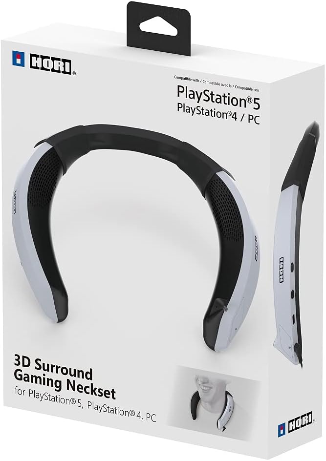 Hori 3D Surround Gaming Neckset Speakers with NoiseCancelling
