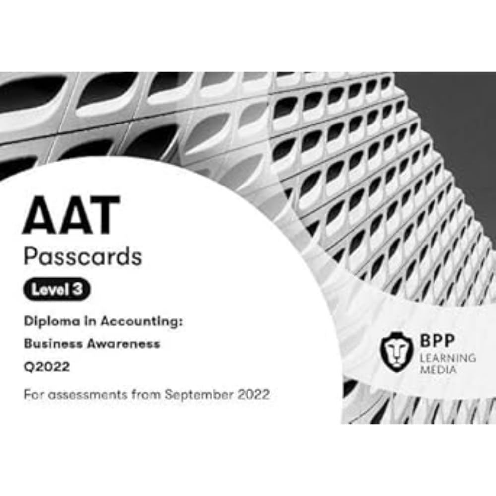 AAT Business Awareness: Passcards by BPP Learning Media SPIRAL-BOUND