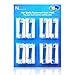 16 Pack Homasen Replacement Brush Heads Compatible with Oral B Electric Toothbrush, Compatible with Pro Genius and Smart, Including Floss, Cross, Precision & Whitening Brush Heads (16 pcs)