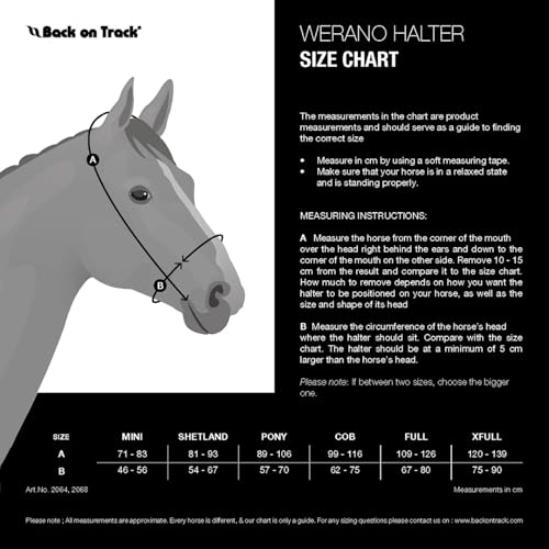 Back on Track WELLTEX® Halfter Werano schwarz (Cob)