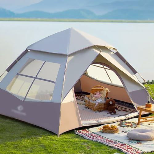 Carpa automática pop-up para camping exterior portátil miniatura 3