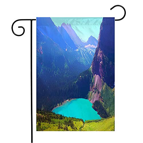 Welcome Garden Flag Vertical in Pass Wild Beautiful River Landscape