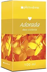 Colônia Adorada Femenina Phytoderm 100 ml, Possui uma Fragrância Cítrica Combinada Ao Fundo Amadeirado