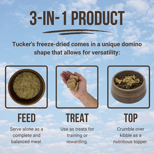 Tucker's Freeze Dried Raw Dog Food, Salmon & Pumpkin Formula And Turf & Surf Formula, Fish Variety Pack Of 2 #TOP3
