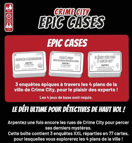 Blackrock Epic Cases - Survey Game - 3 XXL Surveys for Micro Macro - French Version, Multicolored, 13 x 4 x 18 cm - Image 2