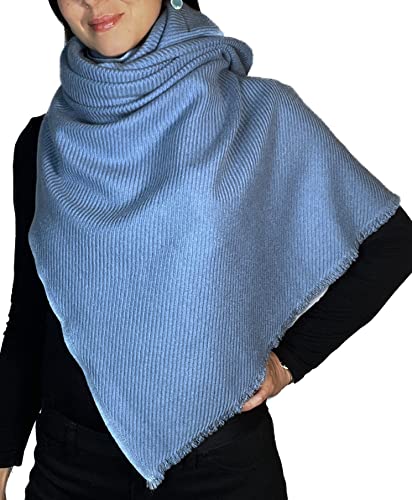 Cashmere and Merino Wool Scarf Women Cashmere Wrap Cashmere Shawl Large Size 77x26 inches3