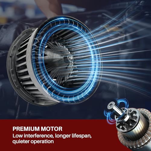 Image of 700089 AC Heater Blower Motor Fan Front Fit for Cadillac Escalade for Chevy Silverado 1500 2500 3500 Tahoe for GMC Sierra 1500 2500 3500 Yukon 52400424, 52484829, 89019321, GM3126102