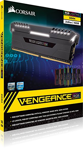 Corsair Vengeance RGB 16 GB (2 x 8 GB) DDR4-3200 CL16 Memory