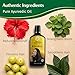 Kerala Ayurveda Kesini Hair Oil (3.38 fl oz) | Herbal Blend with Bacopa, Hibiscus, Amla, Indigo, Castor & Coconut Oil | Deeply Nourishes Dry Scalp & Strengthens Hair | Paraben-Free, Mineral Oil-Free