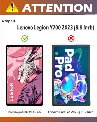 Image of Screen Guard Compatible With Lenovo Legion Y700 2023 (8.8 Inch) Flexible 9H Hardness Fiber Screen Protector Not a Tempered Glass.