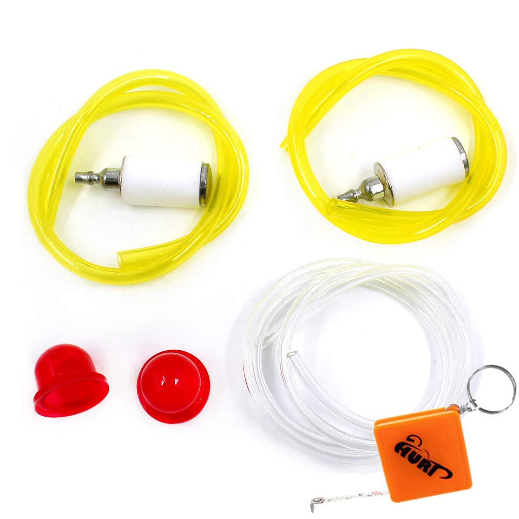 HURI Fuel Line Pipe Filter Kit for Partner T210 T240 T250 T251 T280 T281 Primer Bulb