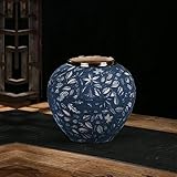 Le motif rétro bleu et blanc est nostalgique et rétro, plein de charme. Simple mais pas ordinaire, sobre mais pas vulgaire : c'est le modèle artistique que nous avons recherché !