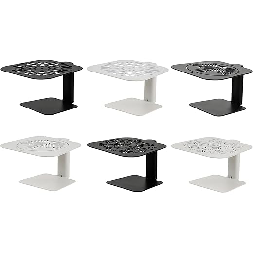CALANDIS? Coffee Machine Scales Stand Adjustable Lift Coffee Machine Foot for Dorm Bar Black Style A