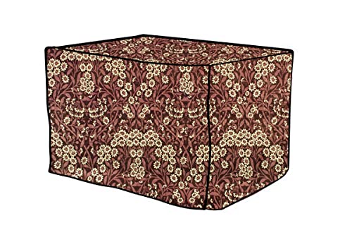 Image of Stylista Microwave Oven Cover for IFB 17 L Solo 17PM-MEC2B Floral Pattern Beige