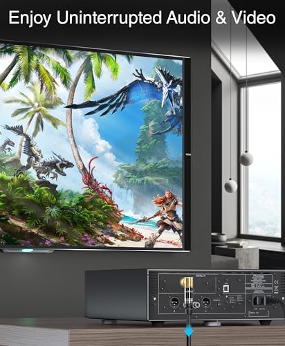 Câble coaxial vidéo HDTV idéal pour les prises murales difficiles d'accès - 3
