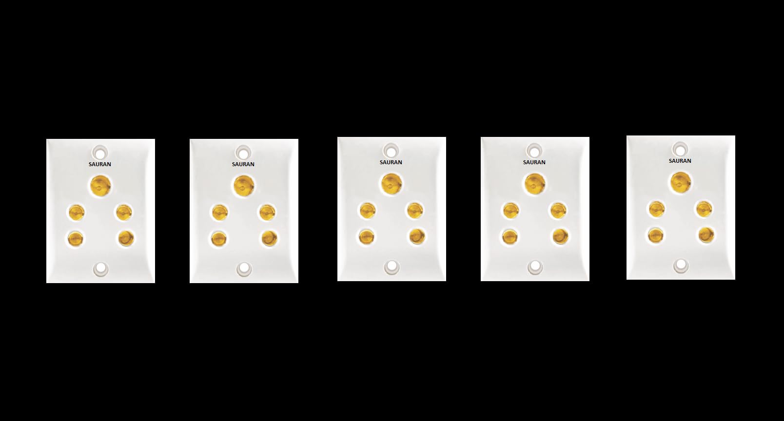 SAURAN Electrical Switch Normal 6A 5 Pin Socket (Porcelain Back)-picture-15