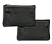 Produktbild Lederprinz® | Schlüsseletui schwarz 2 Stück | echt Leder Schlüsseltasche Damen und Herren 3 Jahre erweiterte Garantie | Schlüsselmäppchen 2 Fächer | Handarbeit