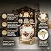 HOHIYA 6 Piece Cup and Saucer Display Stan Decorative Teacup and Coffee Mug Rack Organizer Gold Finish Compact Tabletop Display for China Tea Cups Plates and Dishware