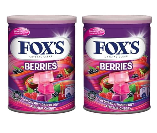 Foxs Crystal Clear Berries Candy Tin, 2 x 180g (B0D1QNBCRL) Amazon Price History, Amazon Price Tracker
