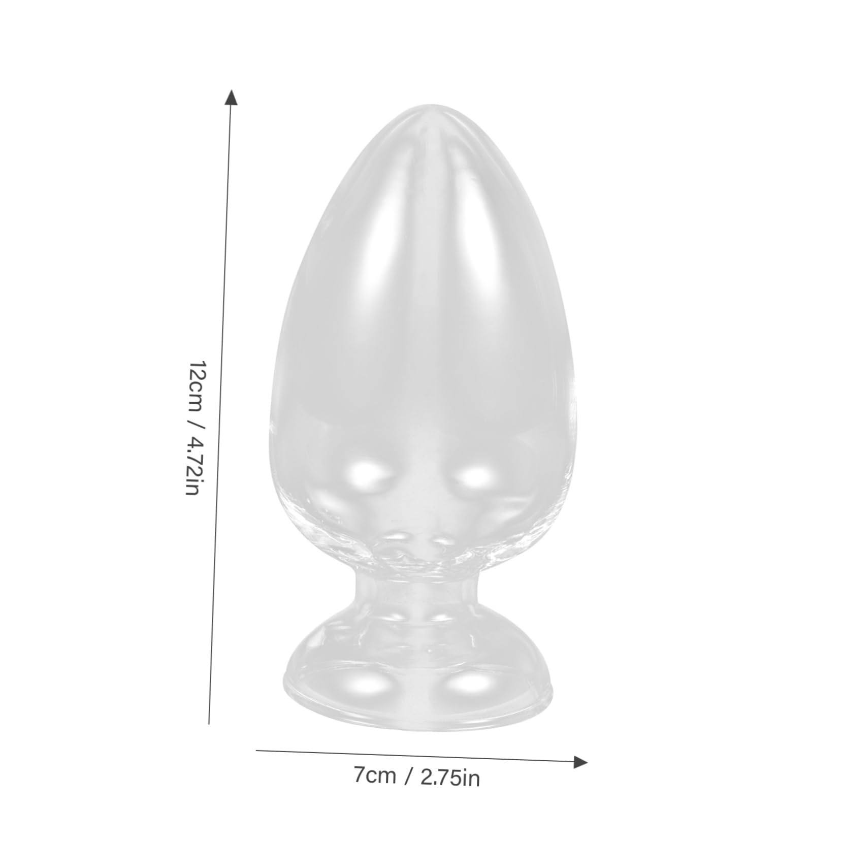 Cabilock 2 Pcs Transparent Glass Sample Bottles Conical Display Bottles with Plug for Laboratory Use Easy to Observe Contents Flat Bottom for Stability