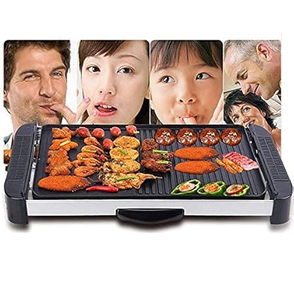 Generic Barbecue Grill Elektrischer Teppanyaki-Tischgrill, Antihaft-Grillplatte Promise, automatische Temperaturregelung… – Bild 7