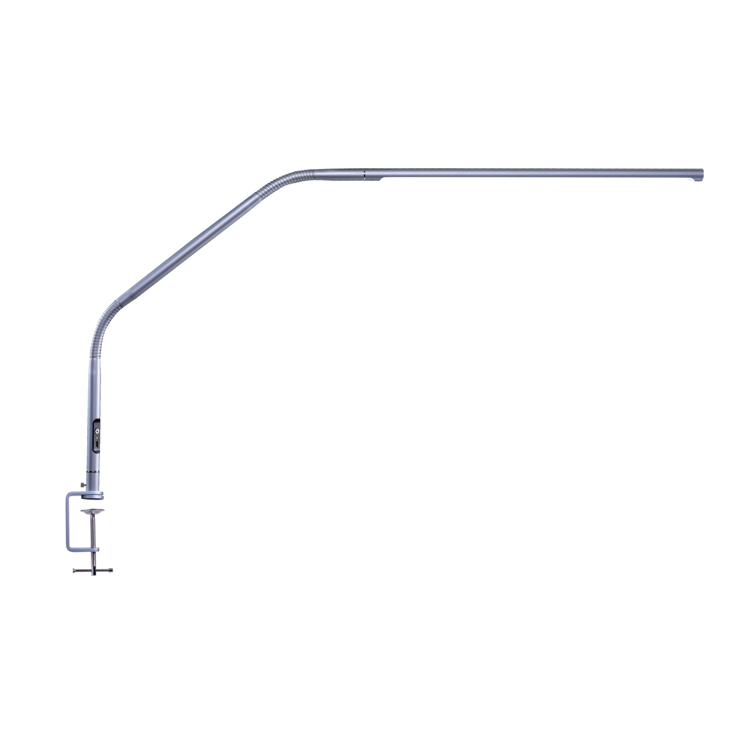 Daylight Slimline 4 LED Table Lamp in Ice Grey - 6 000K 3 200 Lux 4 Brightness Levels