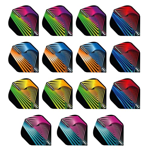 RED DRAGON Hardcore Lights Multipack Dart-Flüge - 5 Sätze pro Packung