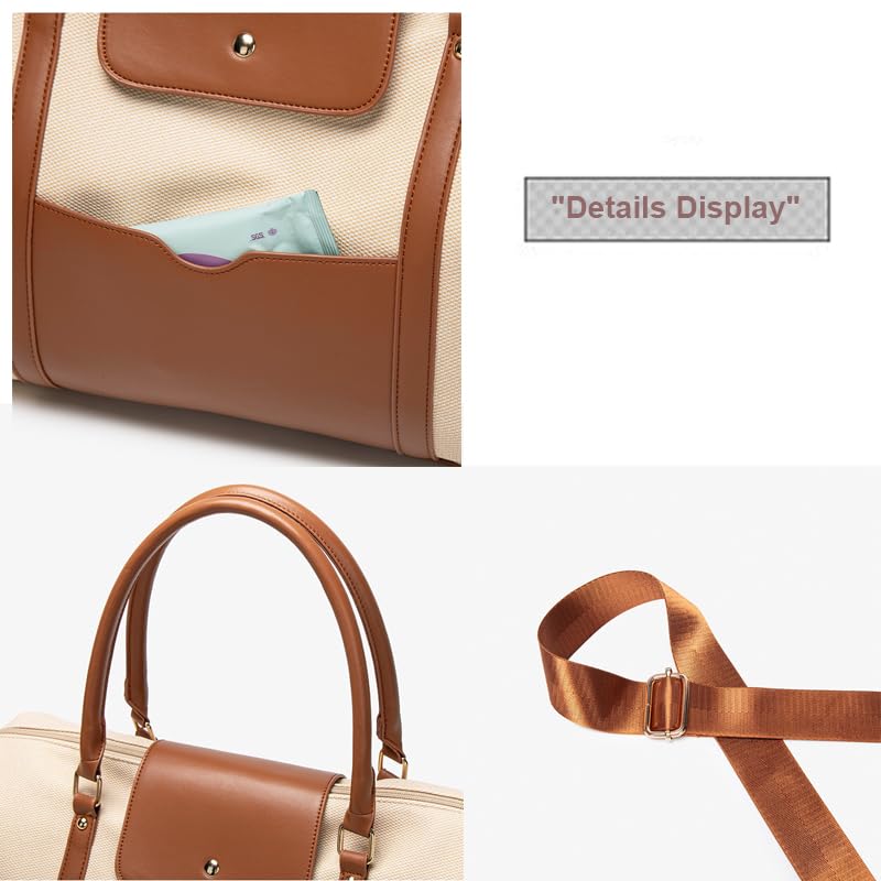 PU Men's and Women's Handbags Tote Bag Design Large Single Shoulder Hand Portable Travel Bag4